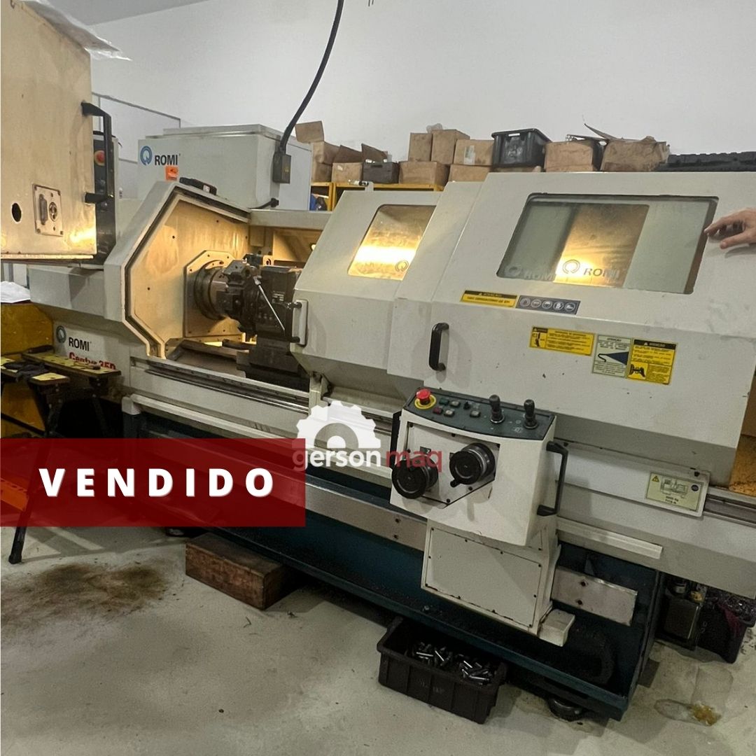 TORNO CNC ROMI CENTUR 35D X 1500 ANO 2008